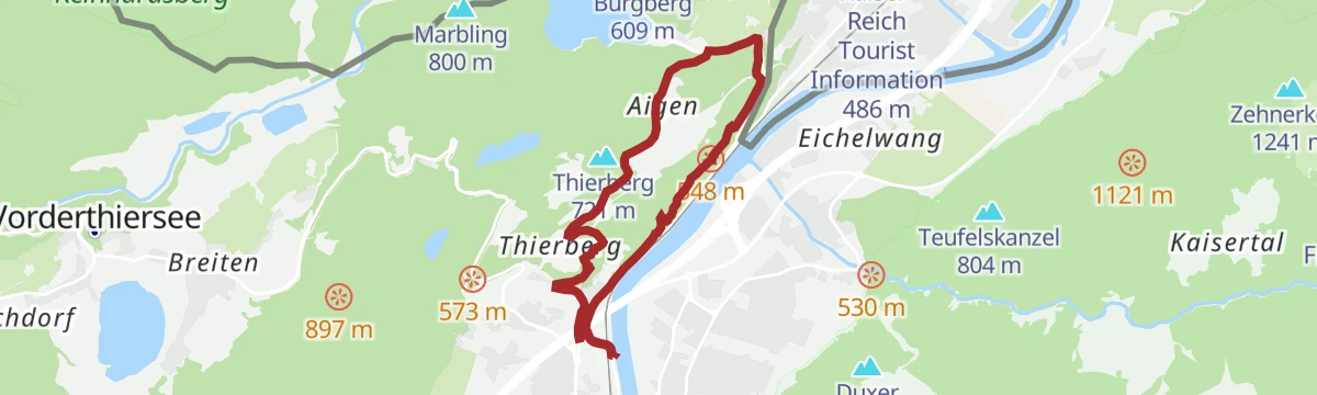 Route map: 346 | Thierberg-Runde